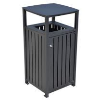 Alta Aluminum Receptacle with Side Door