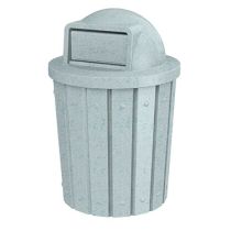 Heavy Duty Round Slat-Design Receptacles