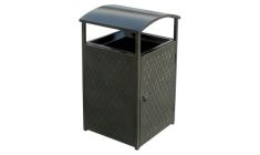 Embossed 30-Gallon Steel Receptacle
