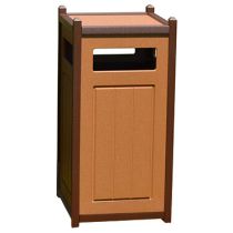 Two-Tone Square Panel Receptacles with Access Door