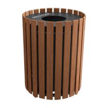 Fairfield Recycling Containers - Premium Wood Grain